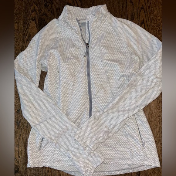Athleta Gray Zip Up - Picture 1 of 2